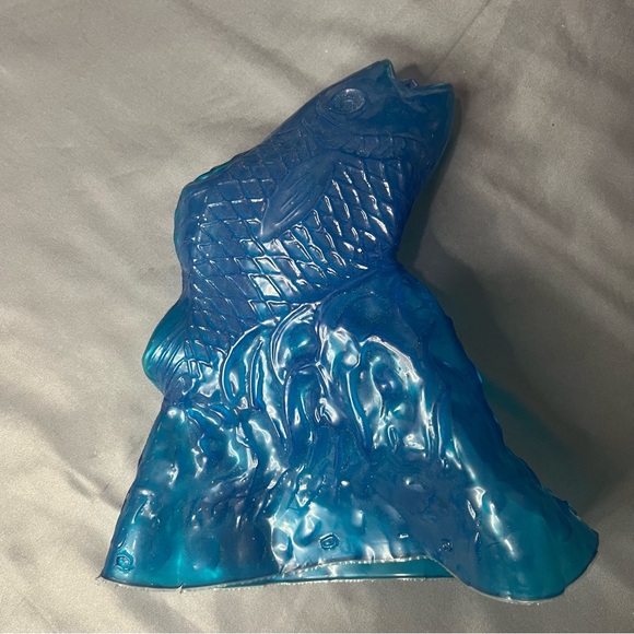 Ice Mold Decorative Fish Sculpture Party Entertain Holiday Decor Vtg Coastal - Picture 7 of 9